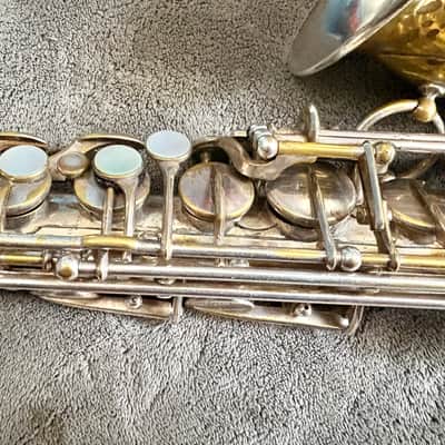 SELMER Balanced Action Alto saxophone JUST OVERHAULED 1938 - Silver plated Bild 11
