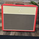 (17536) Dr. Z Open Back 212 Cabinet w/ Blue Alnico Speakers - Red Tolex