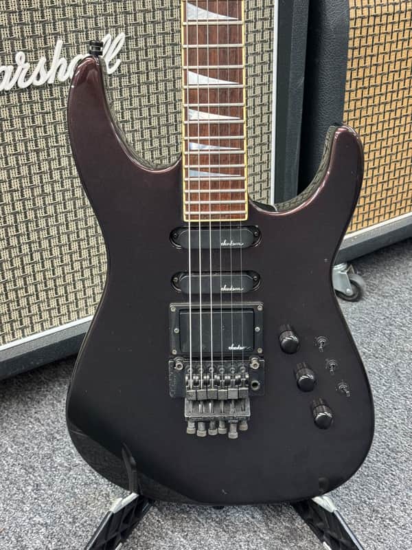 Charvel Model 6 HSS with Rosewood Fretboard 1980s - Black Cherry