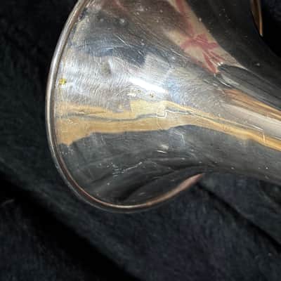 E-Benge Los Angeles MLP 3 bell Silver Trumpet w Case image 15