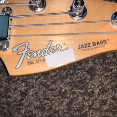 1998 Fender Standard Jazz Bass V 5 string electric bass guitar with fender ata Hardshell case image 3