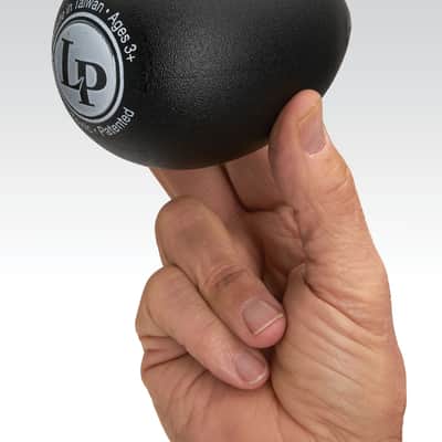 Latin Percussion LP0020BK Large Egg Shaker Black image 4