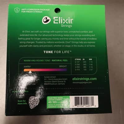 Elixir 14077 Electric Bass Medium 45-65-85-105 image 2