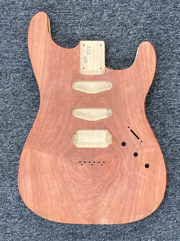 KSG HSS Super Strat Style Body - Maple Body with Padauk Top image 1