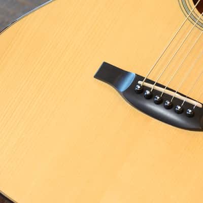 2012 Bourgeois Custom DS Acoustic/ Electric Guitar Adirondack Spruce & Figured Mahogany + Hard Case image 6