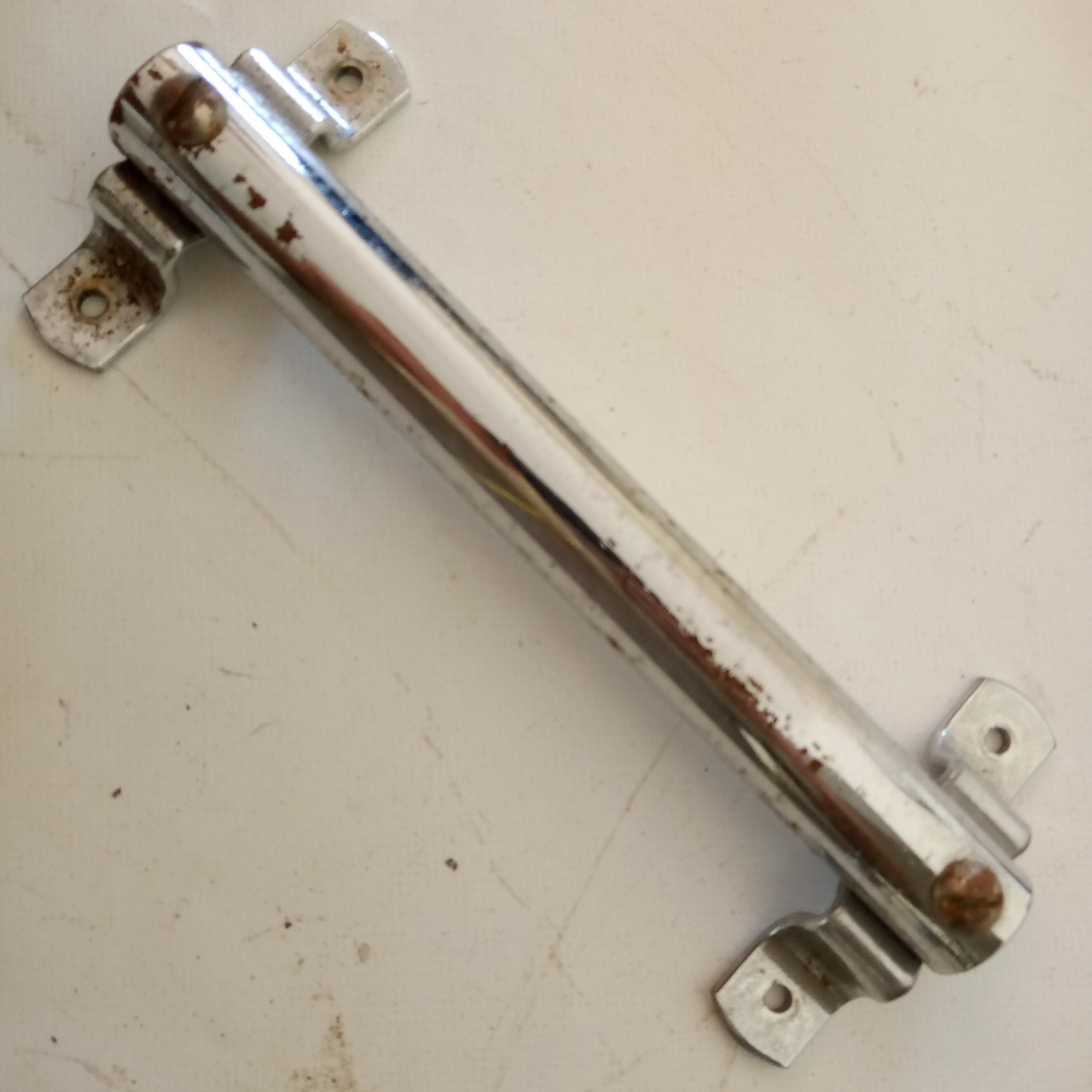 MIJ Rail Mount 4-Hole Slider Bar for Bass Drum Made In Japan Stencil Vintage 60s — main photograph