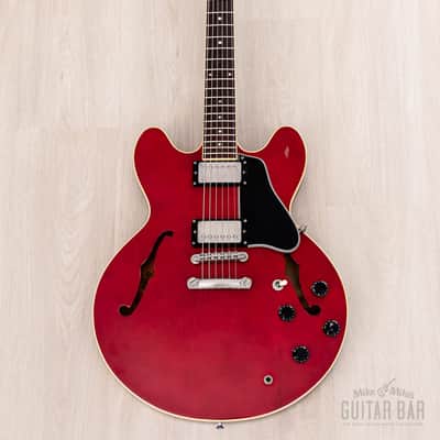 1997 Orville ES-335 Gibson-Licensed Semi-Hollow Guitar Cherry, Japan Terada image 2