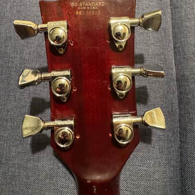 Gibson SG Standard 1977 Cherry - Pro Stainless Steel Refret with Gibson HSC and Free Strap! image 11