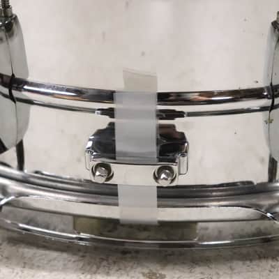Pearl 5.5x14" Chrome 8 Lug Steel Shell Snare Drum image 7