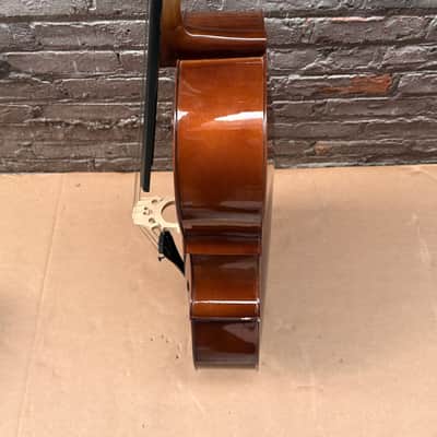 Etude 1/2 Size Student Cello Outfit w/ Gig Bag & Fine Tuners - Good Condition image 12