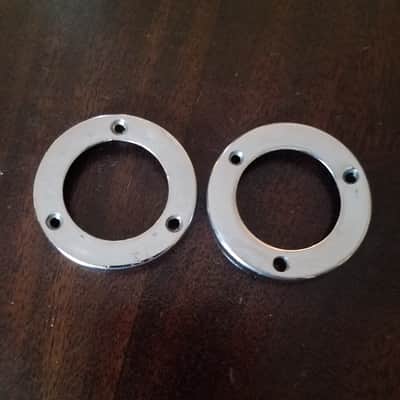 Neumann CMV-563 Tube Microphone UM-57 End Cap Rings 1956-1981 Chrome image 1