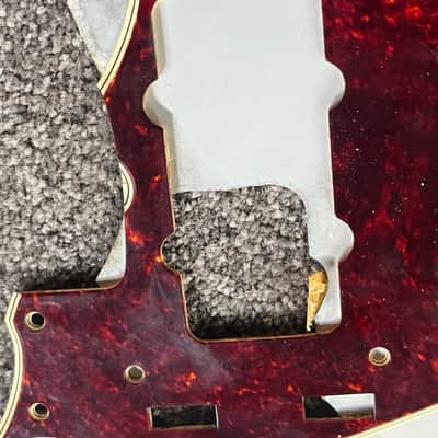 1965 1966 Fender Jazzmaster guitar pickguard w/shield tortoise image 2