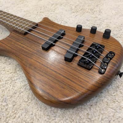 2000 Warwick Thumb BO 4-String Natural Oil w/ EMG 18V & Case image 2