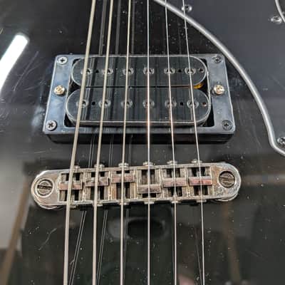ESP LTD EC-201FT 2024 Fully Upgraded Hexbucker and TonePros Bridge,Graphtech nut Black image 2
