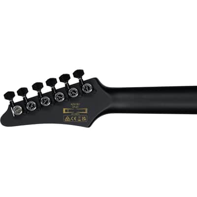Ibanez AZ41B1 AZ Iron Label Guitar w/ Dimarzio Pickuops - Black Flat image 9