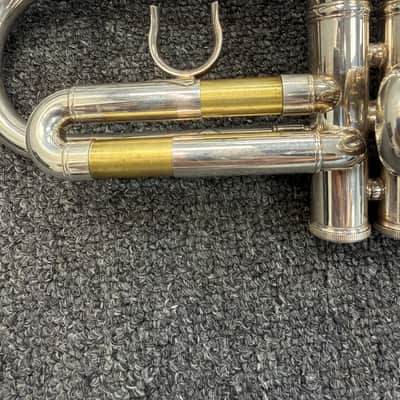 Yamaha YTR-8335S Xeno Bb Trumpet 2000s - Yellow Brass/Silver Plated image 11