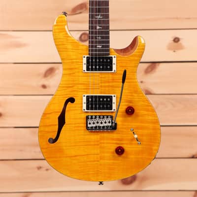 Paul Reed Smith SE Custom 22 Semi-Hollow - Santana Yellow - CTIE102356 image 2