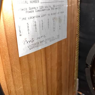 Victoria 80410 High Powered Tweed Bassman F8A image 6