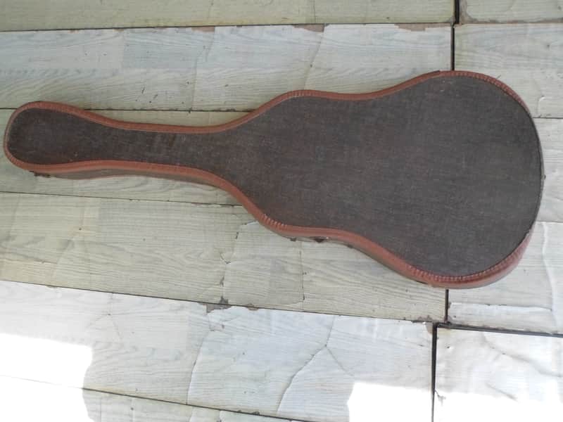 Silvertone Harmony Vintage Brown Case Stratotone 1960's image 1