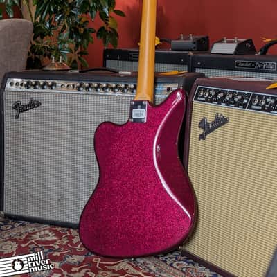 Fender J Mascis Jazzmaster 2009– Purple Sparkle – CIJ – Gig Bag – Used Excellent image 5