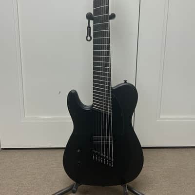 Schecter PT-8 MS Black Ops Left-Handed 8 String Multiscale Electric Guitar - Satin Black Open Pore image 1