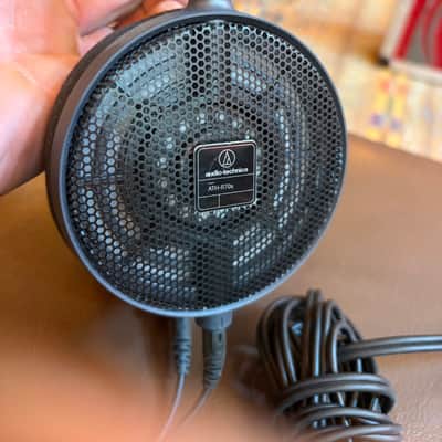 Audio-Technica ATH-R70X Open-Back On-Ear Reference Monitor Headphones 2010s - Black image 2