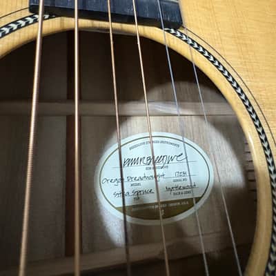 Breedlove Oregon Dreadnought Acoustic/Electric Guitar 2016 - Semi-Gloss Natural with Toner image 10