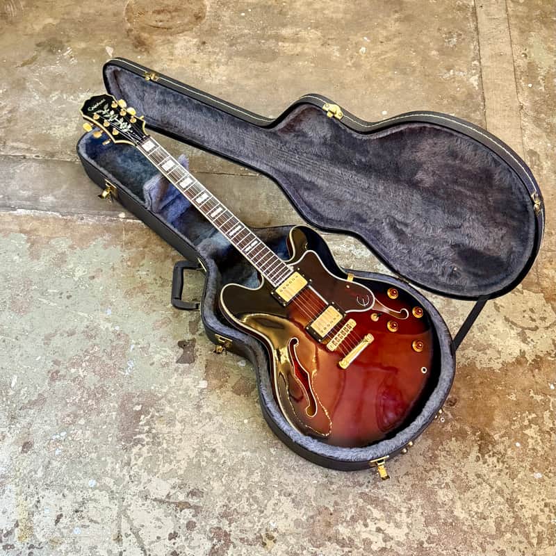 Epiphone by Gibson Sheraton 1999 - Redburst original vintage MIK image 1