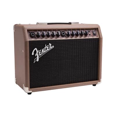 Fender Acoustasonic 40 Guitar Amplifier Bundle with Fender Classic Celluloid Guitar Picks (12-Pack) and 10ft Pro Series Instrument Cable STR/ANG image 3