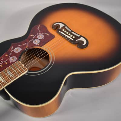 2025 Epiphone J-200 Acoustic-Electric Guitar | Aged Vintage Sunburst Gloss Finish image 9