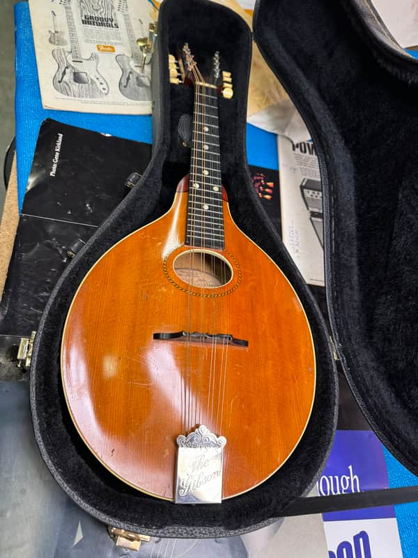 Gibson A style Mandolin SR-11-86 1916? - Natural image 1