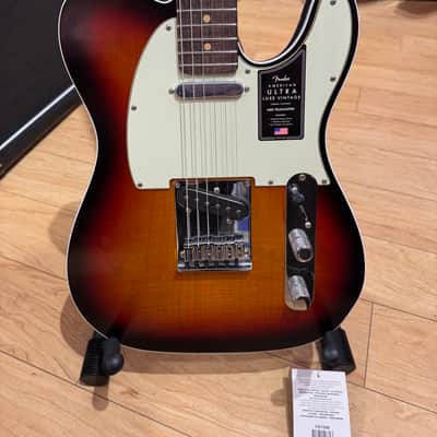 Fender American Ultra Luxe Vintage '60s Telecaster Custom 2025 - Present - 3-Color Sunburst image 2