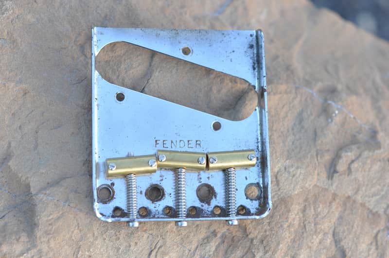 Fender Telecaster Bridge Plate :: 1967 :: Old and Vintage (not a reissue) image 1