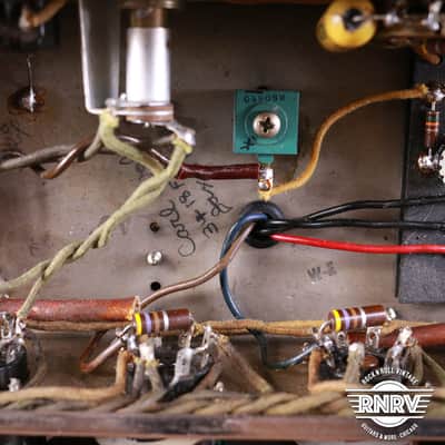 1960 Fender Twin 5F8-A Narrow Panel Tweed image 11