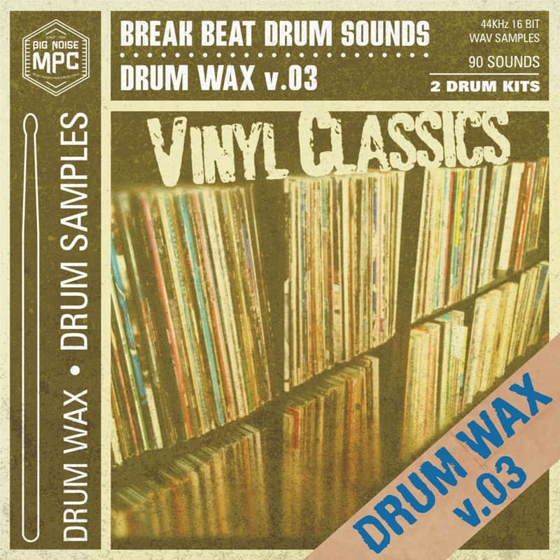 Drum Break Samples “Drum Wax v.03” Vinyl Classics | Compact Disk image 1