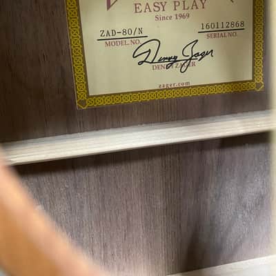 Zager ZAD-80/N Cedar/ Rosewood Acoustic Guitar image 3