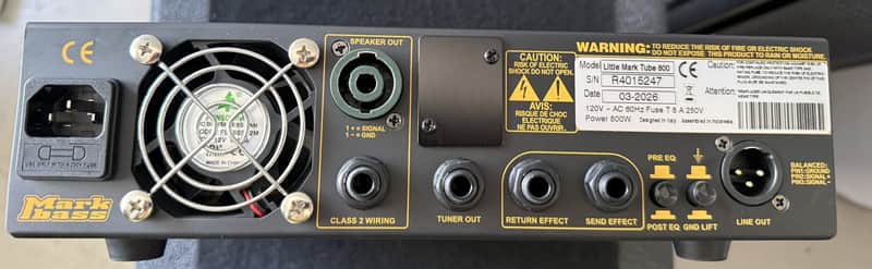 Markbass Little Mark Tube 800 800-Watt Bass Amp Head 2009 - Present - Black