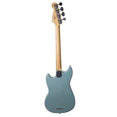 FENDER - JMJ Road Worn Mustang Bass RW Faded Daphne Blue Justin Meldal Johnsen s 0144060390 image 3