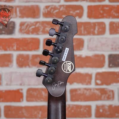 ESP Signature Series Jon Donais Flamed Maple Top See Through Black Satin 2008 w/OHSC image 10
