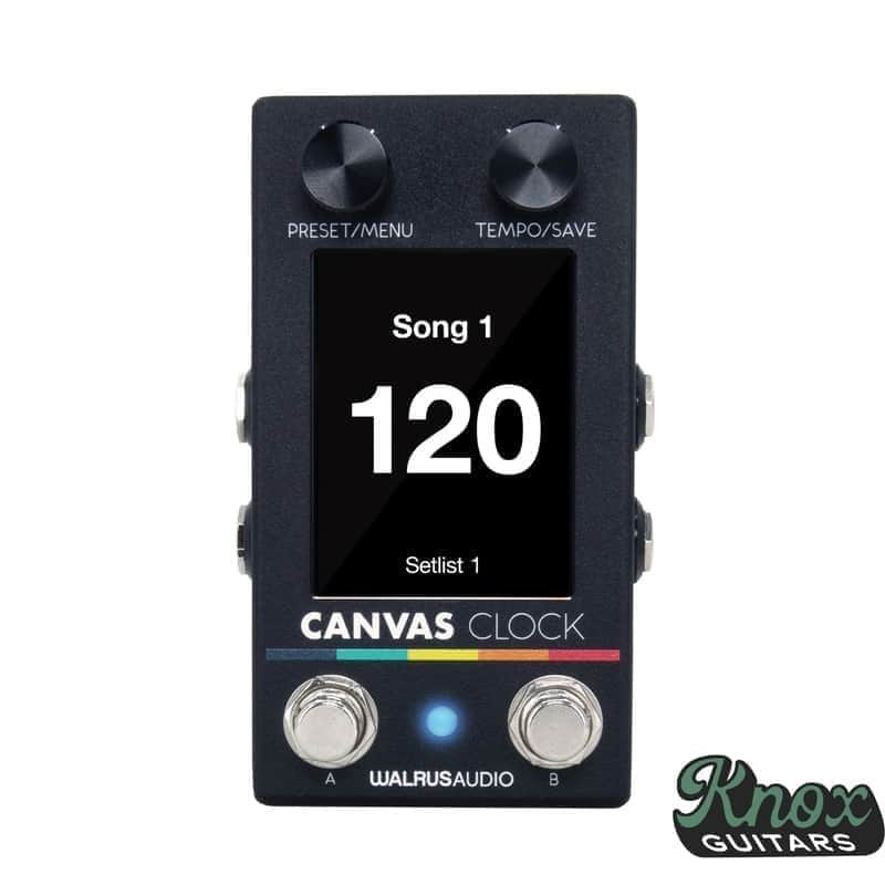 NEW Walrus Audio Canvas Clock 2025 - Present - Black image 1