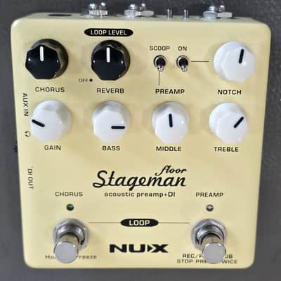 NuX NAP-5 Stageman Floor Deluxe Acoustic Preamp / DI image 8