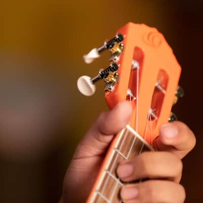 ORTEGA RUGA-ORG Gaucho Serie Tenor Ukulele 4 String - Orange + Bag image 7