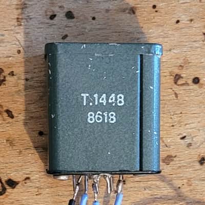 Vintage Classic Pair Neve Marinair T 1448 Audio Transformer Stereo Colour Box Saturator image 4