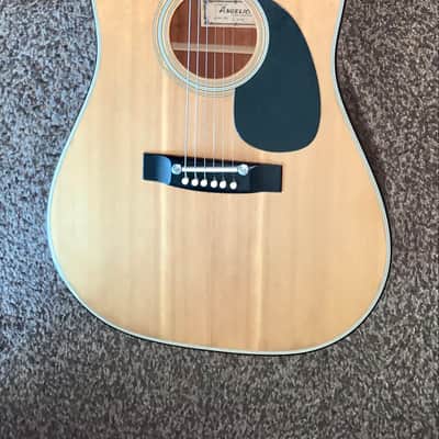 Vintage Angelica acoustic guitar made in japan image 1