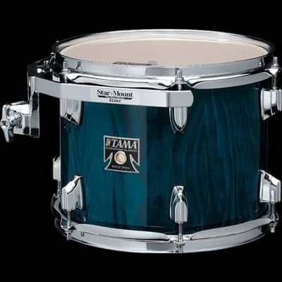 Tama Superstar Classic 5-Piece Shell Pack (22,10,12,16,SD) - Gloss Sapphire Lacebark Pine image 2
