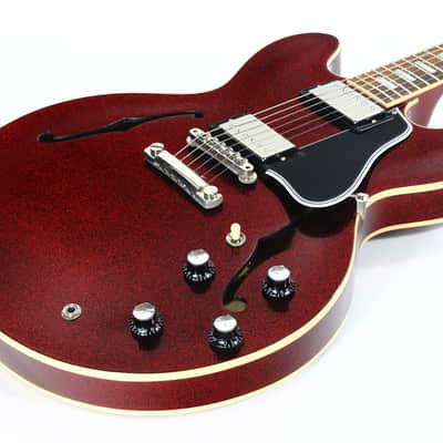 2008 Gibson Custom Shop 1963 ES-335 Red Sparkle -- MATCHING HEADSTOCK, Historic '63 Reissue, Block Inlays image 20