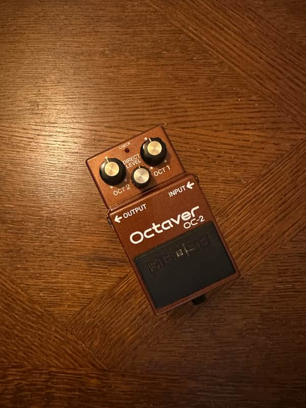1982 MIJ First Year Boss OC-2 Octaver Black Label image 1