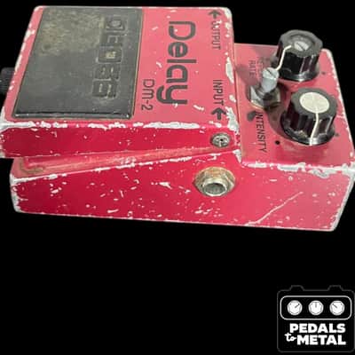 Boss DM-2 Delay (Black Label) 1981 - 1984 - Pink - X17946 image 5