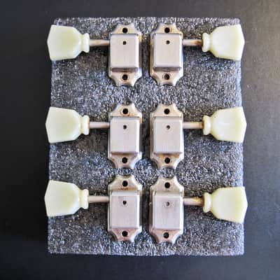 Gibson Kluson Deluxe Single Ring Keystone Tuners Aged Nickel from Les Paul R9 1959 Historic Reissue image 11