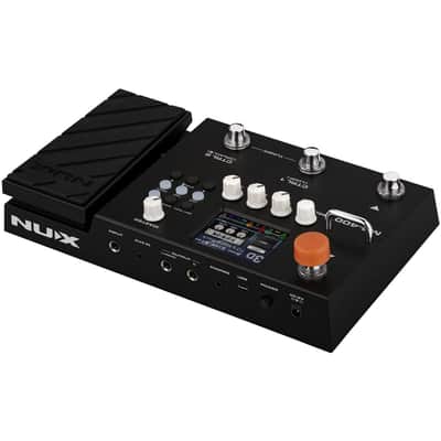 NUX MG-400 Multi-Effects Amp Modeler Pedal, (2) ErnieBall 1/4 Cables Bundle image 6